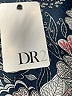 DR2 100% Polyester Paisley Gray Kimono Size XS - photo 8