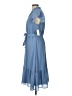 CeCe 100% Polyester Blue Casual Dress Size L - photo 5