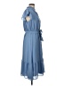 CeCe 100% Polyester Blue Casual Dress Size L - photo 4