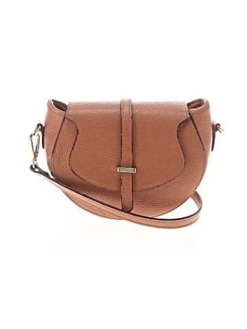 MADE IN ITALY Leather Crossbody Bag (view 1)