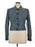 Emily... Tweed Teal Blazer Size 14 - photo 1