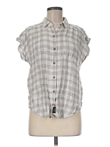 Abercrombie & Fitch Sleeveless Button-Down Shirt (view 1)