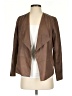 Vince. 100% Leather Solid Brown Blazer Size XS - photo 1
