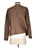 Vince. 100% Leather Solid Brown Blazer Size XS - photo 2