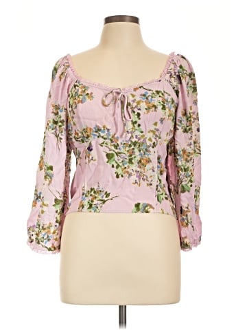 Jessica Simpson 3/4 Sleeve Blouse (view 1)