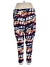 Terra & Sky Print Blue Active Pants Size 3X - photo 2