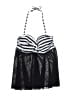 Talisea Stripes Black Swimsuit Top Size XXL - photo 1