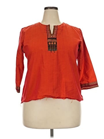 Westside 3/4 Sleeve Blouse (view 1)