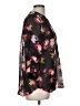 Kut from the Kloth 100% Polyester Floral Black 3/4 Sleeve Blouse Size M - photo 4