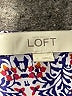 Ann Taylor LOFT 100% Polyester Blue Sleeveless Top Size L - photo 7