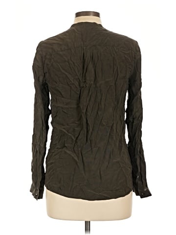 Zoa Long Sleeve Silk Top (view 2)