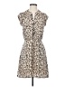 DR2 100% Polyester Floral Ivory Casual Dress Size XS - photo 1