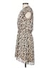 DR2 100% Polyester Floral Ivory Casual Dress Size XS - photo 5