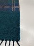 Burberry 100% Wool Plaid Teal Green Scarf One size - photo 4