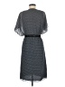 Max Studio 100% Polyester Chevron-herringbone Gray Casual Dress Size M - photo 2