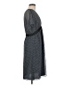 Max Studio 100% Polyester Chevron-herringbone Gray Casual Dress Size M - photo 4