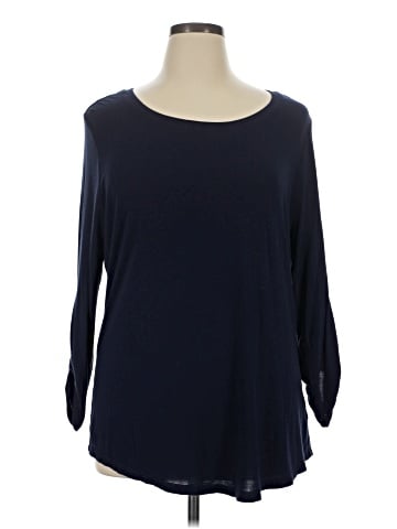Lane Bryant Outlet 3/4 Sleeve T-Shirt (view 1)