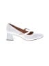 Trary White Heels Size 8 - photo 1