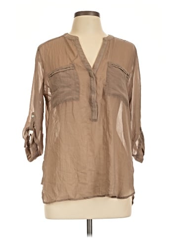 Apt. 9 3/4 Sleeve Blouse (view 1)