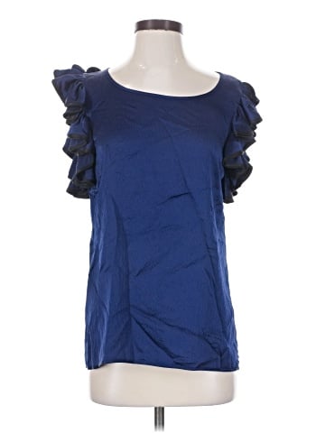 Cynthia Steffe Short Sleeve Silk Top (view 1)