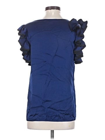 Cynthia Steffe Short Sleeve Silk Top (view 2)