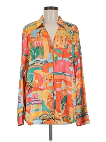 Show Me Your Mumu Long Sleeve Blouse (view 1)