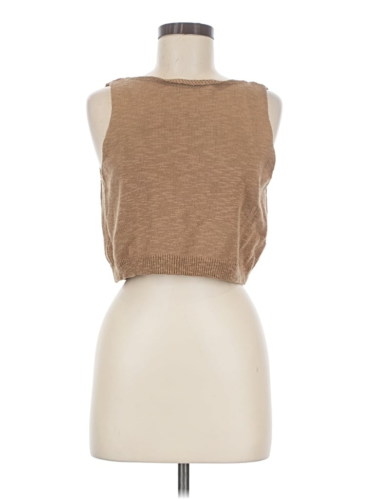Pre-owned Commense Sleeveless T-shirt In Brown