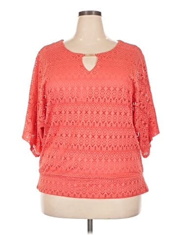 JM Collection Short Sleeve Top (view 1)