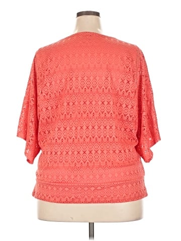 JM Collection Short Sleeve Top (view 2)