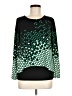 Alfani Green Long Sleeve Top Size M (petite) - photo 1