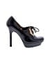 Gucci 100% Leather Solid Black Heels Size 6 1/2 - photo 1