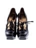 Gucci 100% Leather Solid Black Heels Size 6 1/2 - photo 2