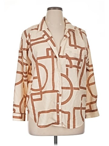 ELOQUII 3/4 Sleeve Blouse (view 1)