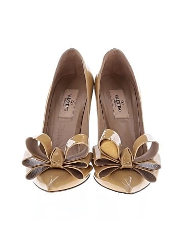Valentino Garavani Patent Leather Bow Pumps (view 2)