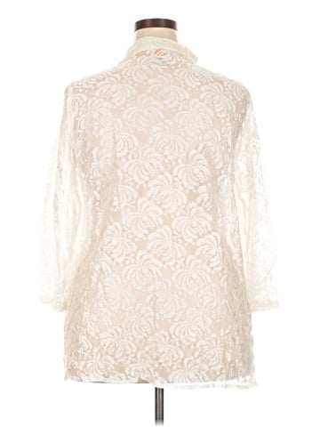 Roaman's 3/4 Sleeve Blouse (view 2)