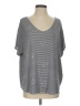 Knapp Studio Stars Gray Short Sleeve Top Size 25 waist - photo 1
