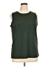 Notations 100% Polyester Green Sleeveless T-Shirt Size 1X - photo 1
