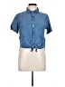 CP Shades Blue Short Sleeve Blouse Size L (estimated) - photo 1