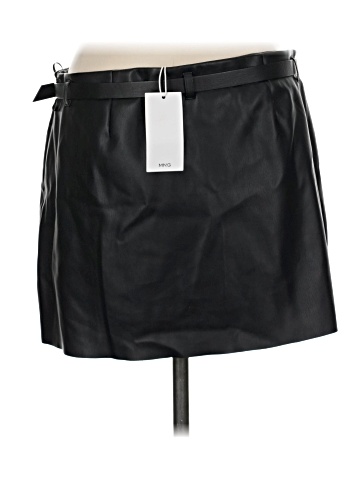 MNG Faux Leather Skirt (view 2)