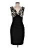 Connected Apparel Black Cocktail Dress Size 8 - photo 1