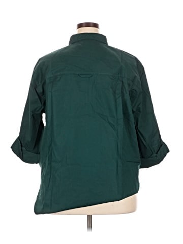 Gloria Vanderbilt 3/4 Sleeve Button-Down Shirt (view 2)