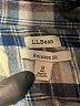 L.L.Bean 100% Cotton Plaid Gray Long Sleeve Button-Down Shirt Size M - photo 7