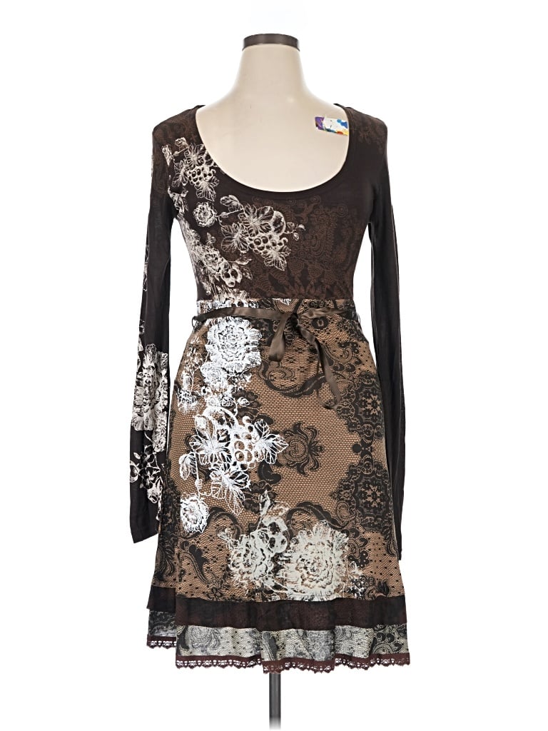 Pre-owned Desigual Casual Dress In Brown