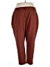 Halogen Solid Brown Casual Pants Size 24 waist - photo 2