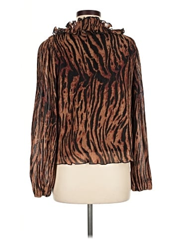 Ganni Long Sleeve Blouse (view 2)