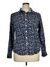 L.L.Bean Paisley Blue Long Sleeve Blouse Size XL - photo 1