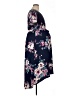 Pink Blush Floral Blue Casual Dress Size XL - photo 4
