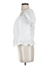 Unbranded 100% Polyester White Short Sleeve Blouse Size XS - photo 5
