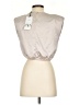 Zara Silver Sleeveless Blouse Size S - photo 2
