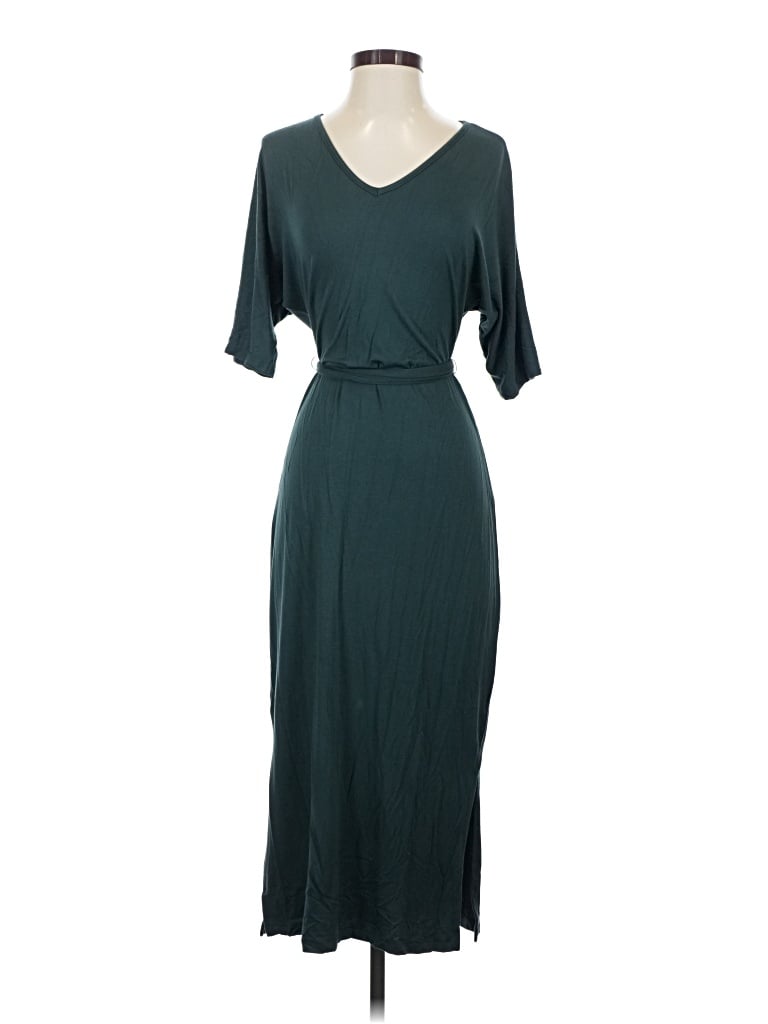 Pre-owned Amour Vert Casual Dress In Teal